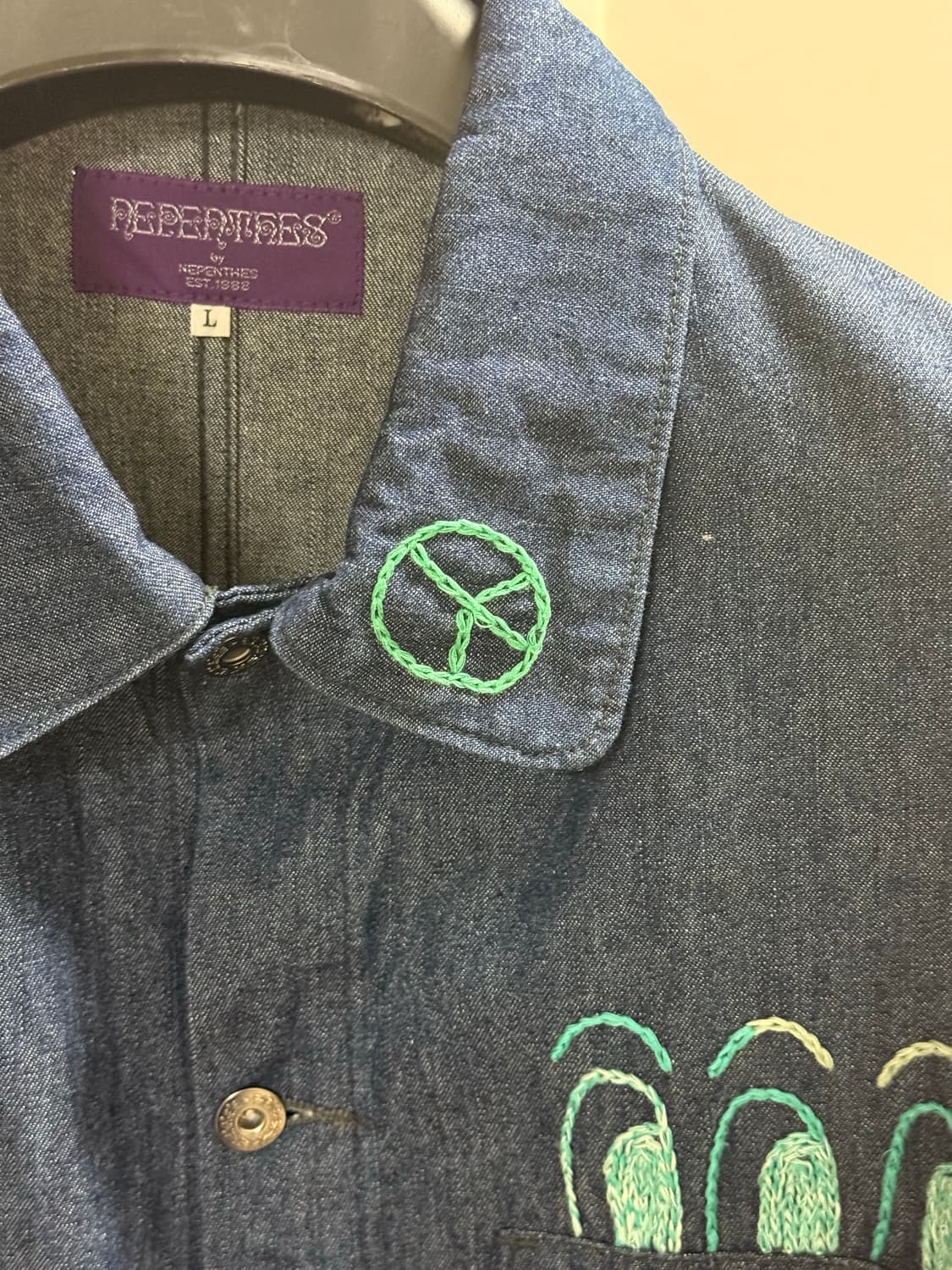 네펜데스 x 오타카라 NYC 데님 커버올 워크자켓 상품이미지3