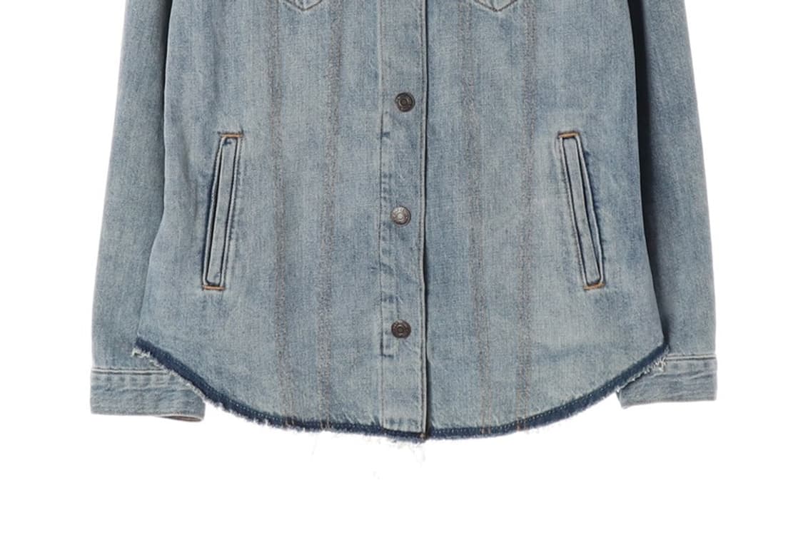 Gap 1969 라이트 인디고 데님 셔츠 자켓 XS 상품이미지4