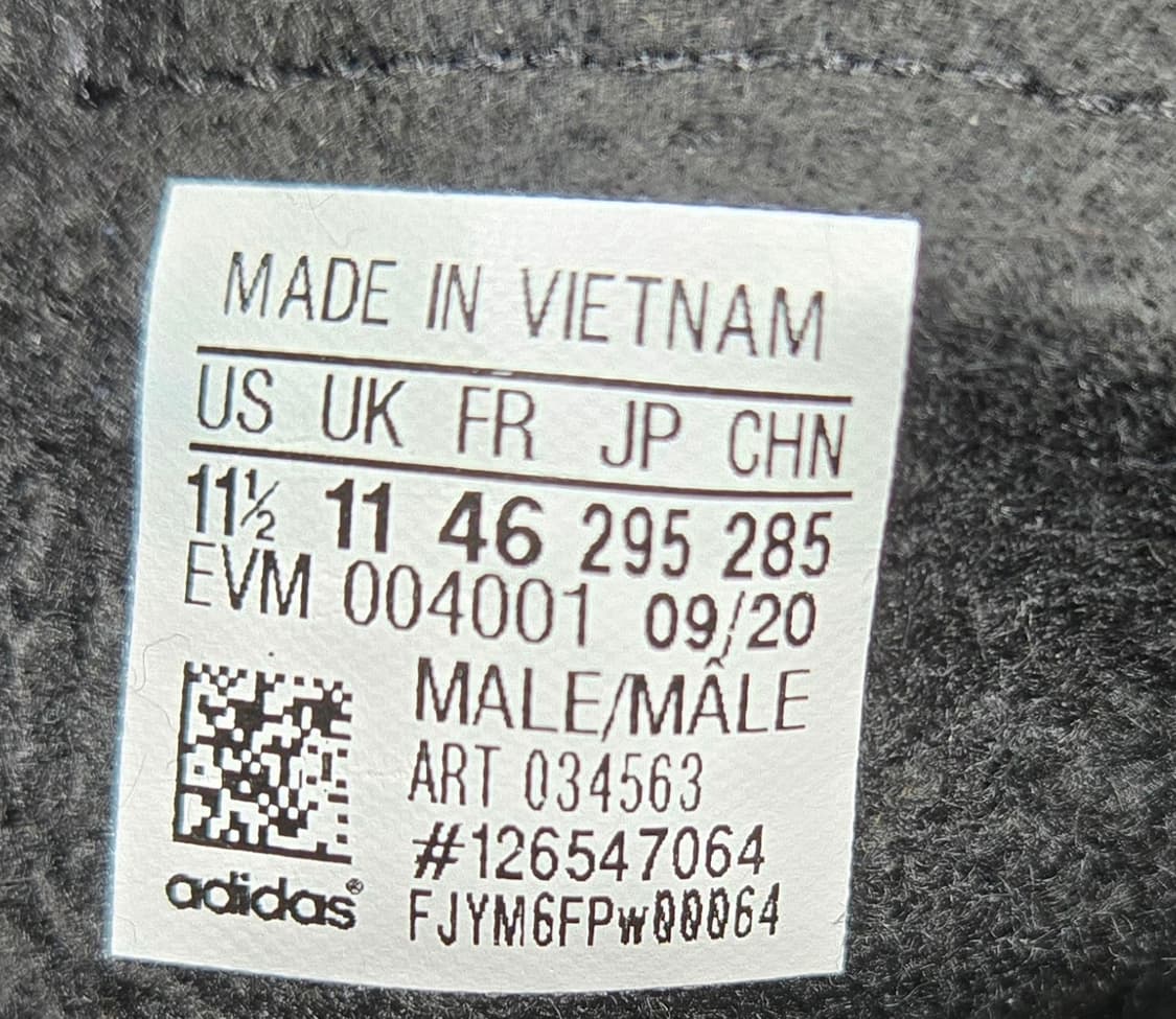 아디다스 일회착용 295mm-  삼바클래식J 코어 블랙 스니커즈 상품이미지7