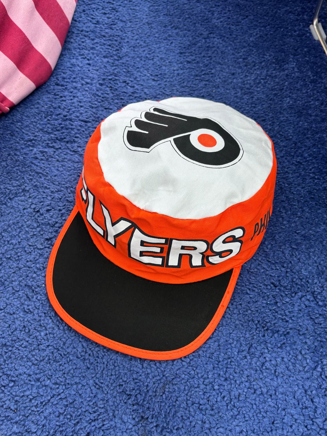 90s NHL Philadelphia Flyers Pillbox Hat 상품이미지1