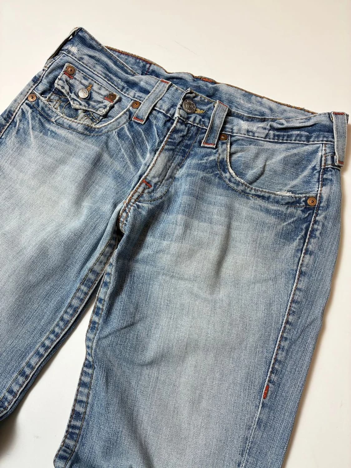 트루릴리젼 00s y2k USA 세미 부츠컷 데님 팬츠 PN8233 상품이미지2