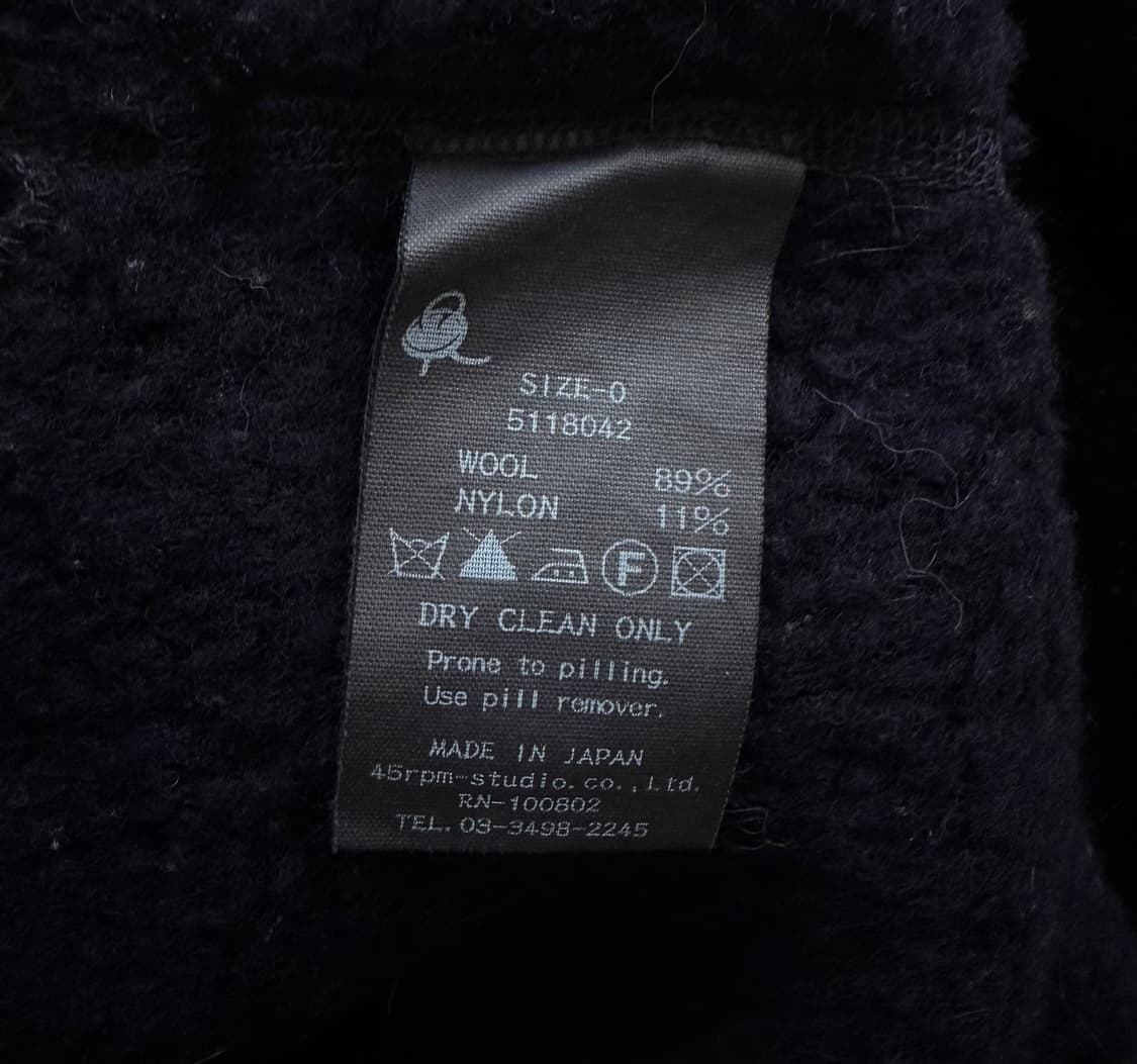 45rpm 울 후드자켓 상품이미지5