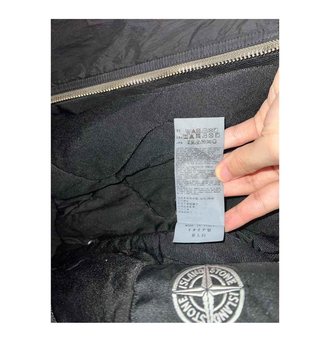 Stone island padded jumper black s 상품이미지9