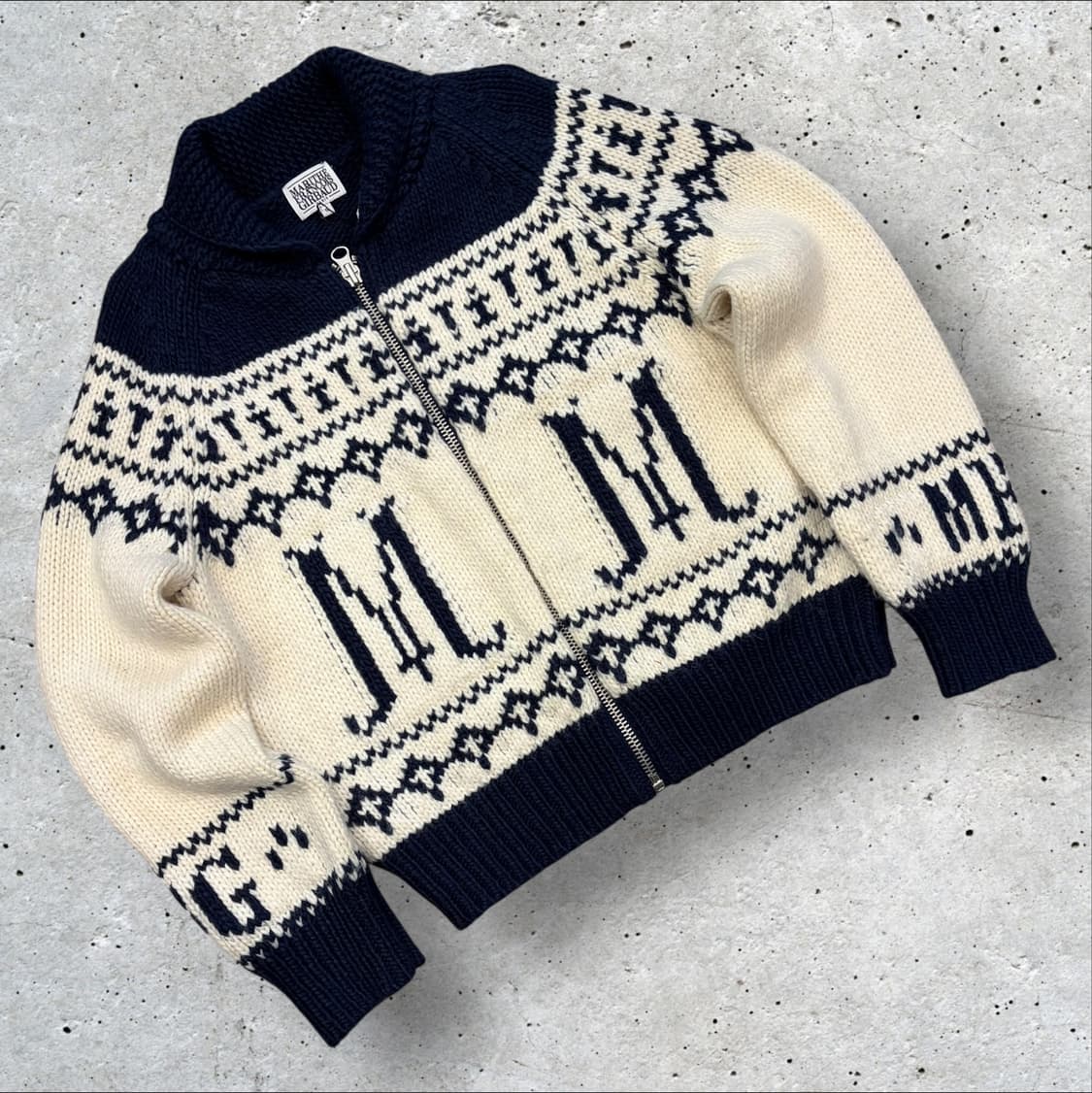 [S] 마리떼 프랑소와저버 코위찬 니트 집업 C570 상품이미지1