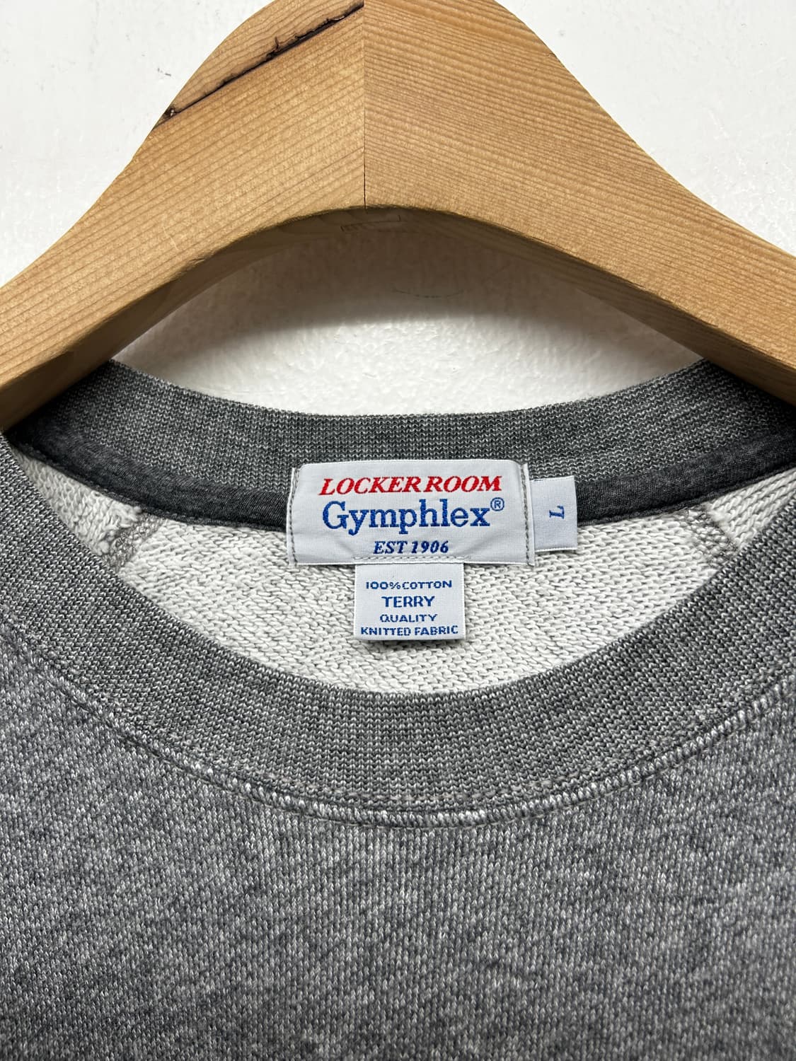 짐플렉스 회색 반팔 맨투맨 티셔츠 상품이미지3