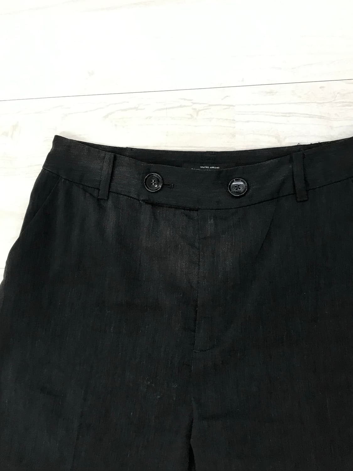버튼 블랙 팬츠  상품이미지6