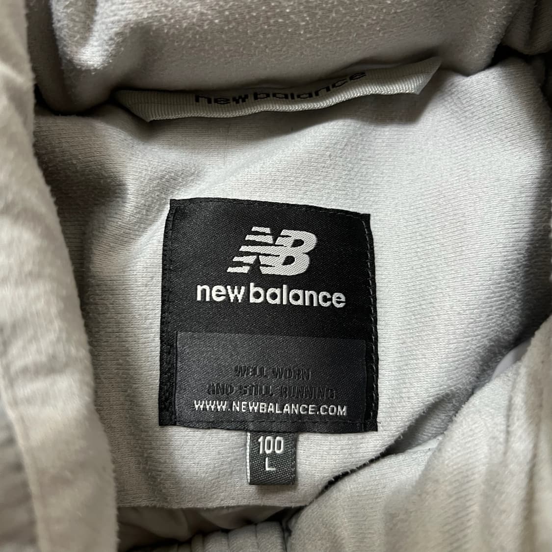 뉴발란스 남성 구스다운 푸퍼 숏패딩 L/100  상품이미지4