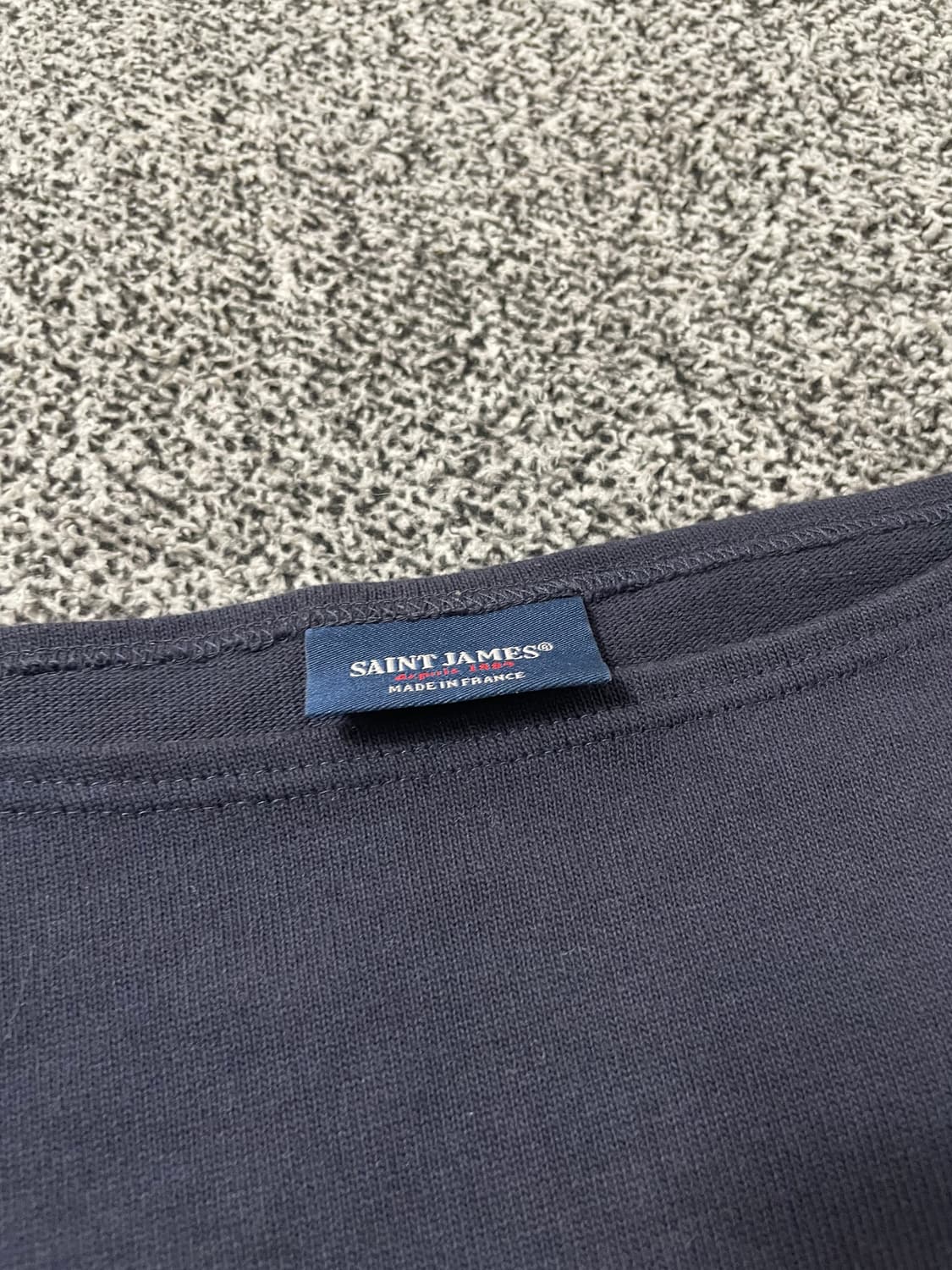 빈티지9. 세인트제임스 메르디앙 엘보 패치 롱 슬리브 상품이미지2