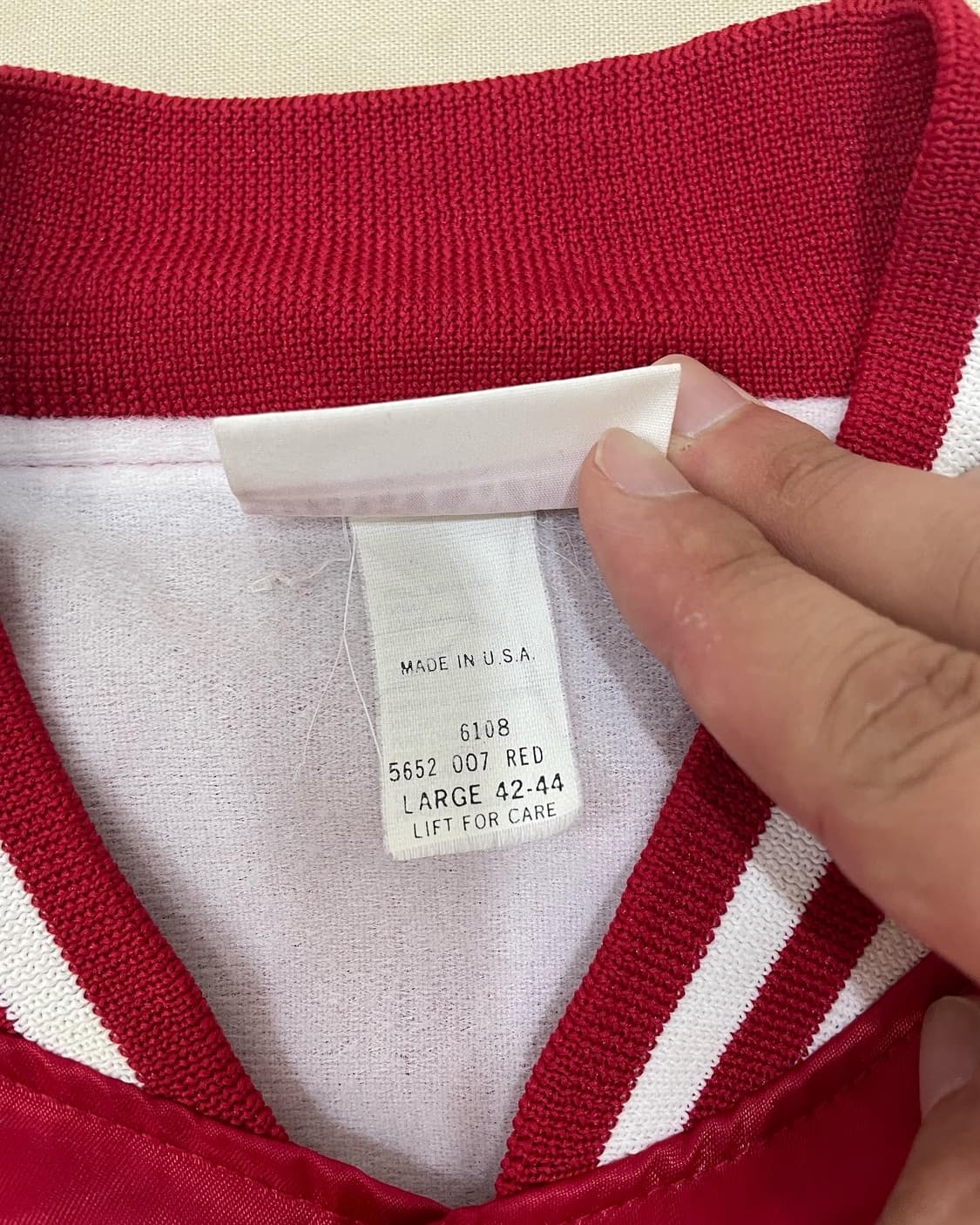 90's Usa made HARTWELL 사틴 자켓 상품이미지8