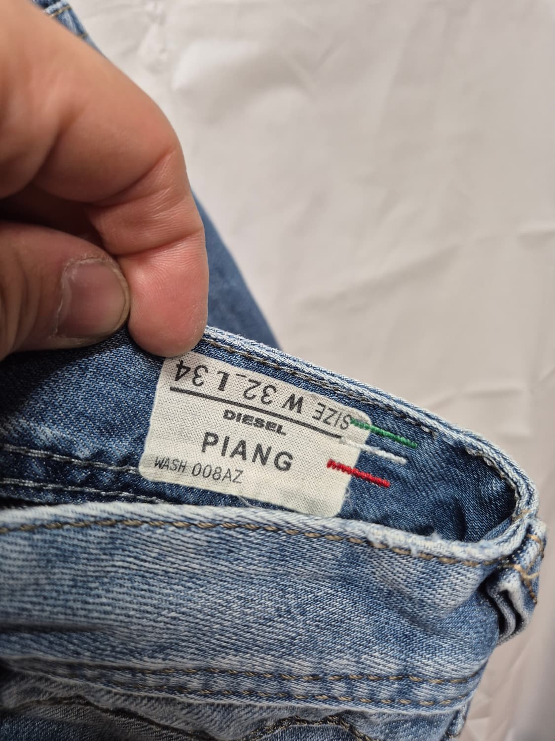 디젤 데님 하프팬츠 상품이미지5