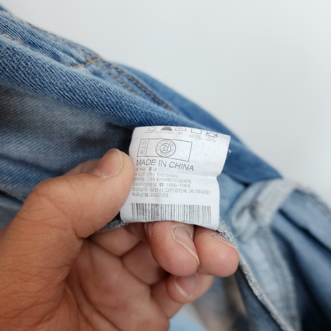 쥬시주디 데님 반팔 롱 원피스 상품이미지6