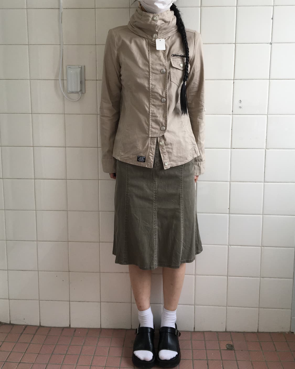 High neck shirt jacket 상품이미지1