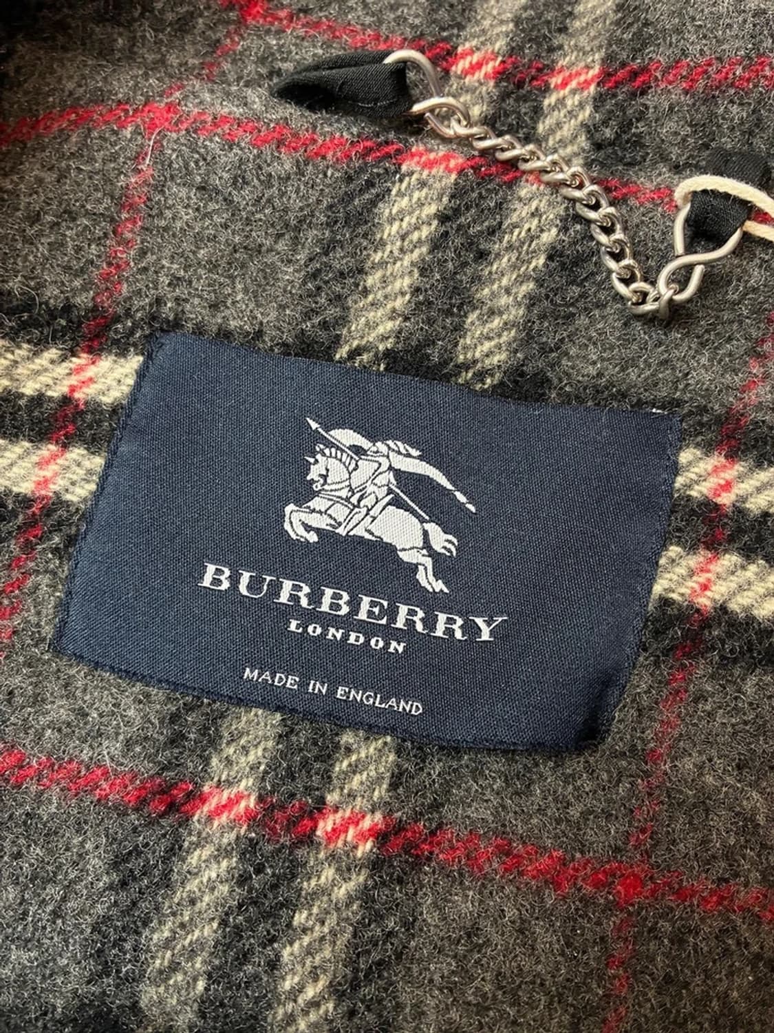 버버리 90's 오리지널 울 더플 후디 코트 PN5617 상품이미지6