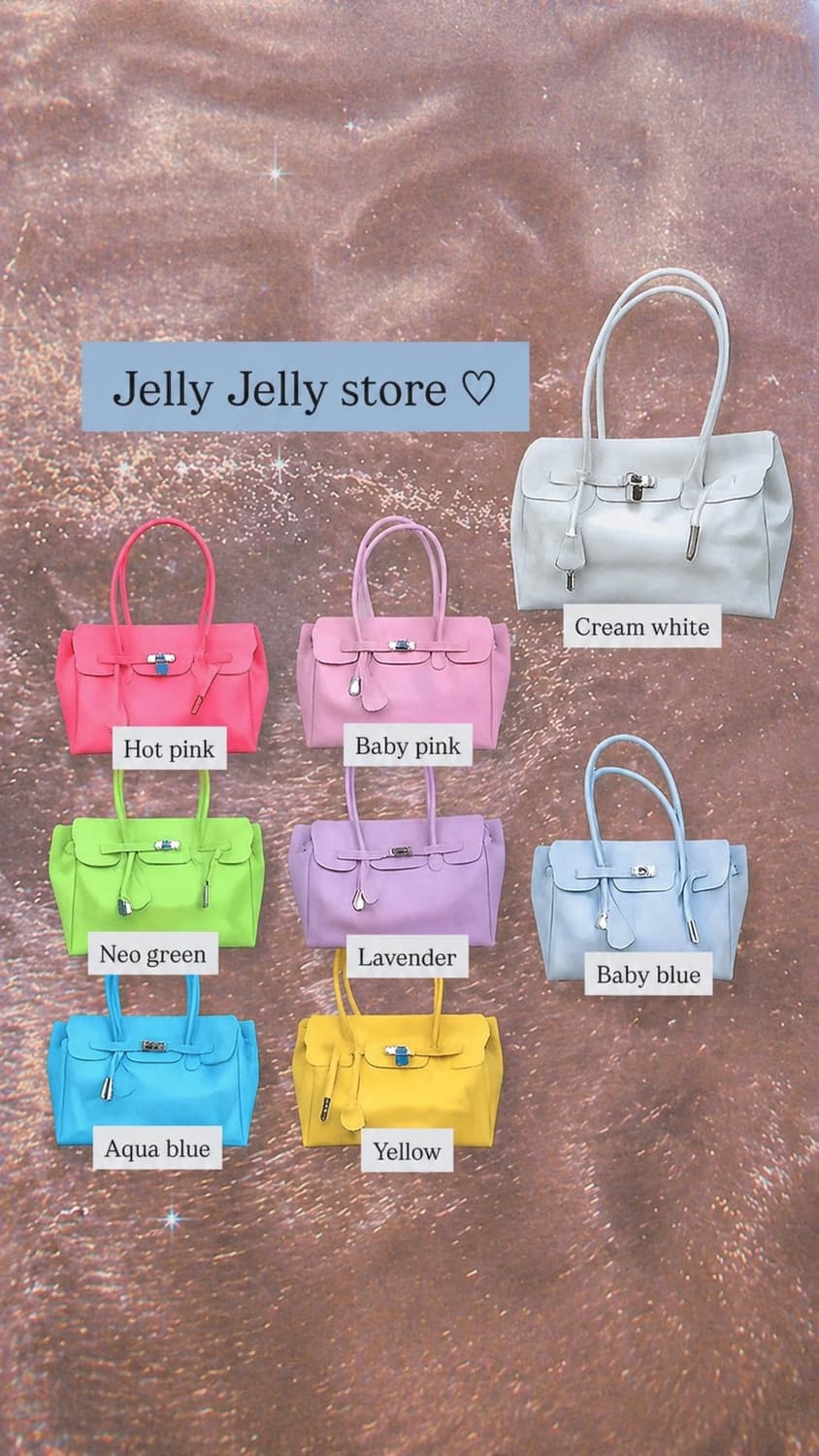 jellyjelly store 젤리버킨백 ♡ 상품이미지1