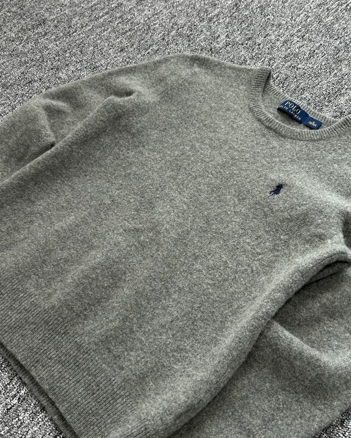 폴로 랄프로렌 램스울 그레이 니트  상품이미지2