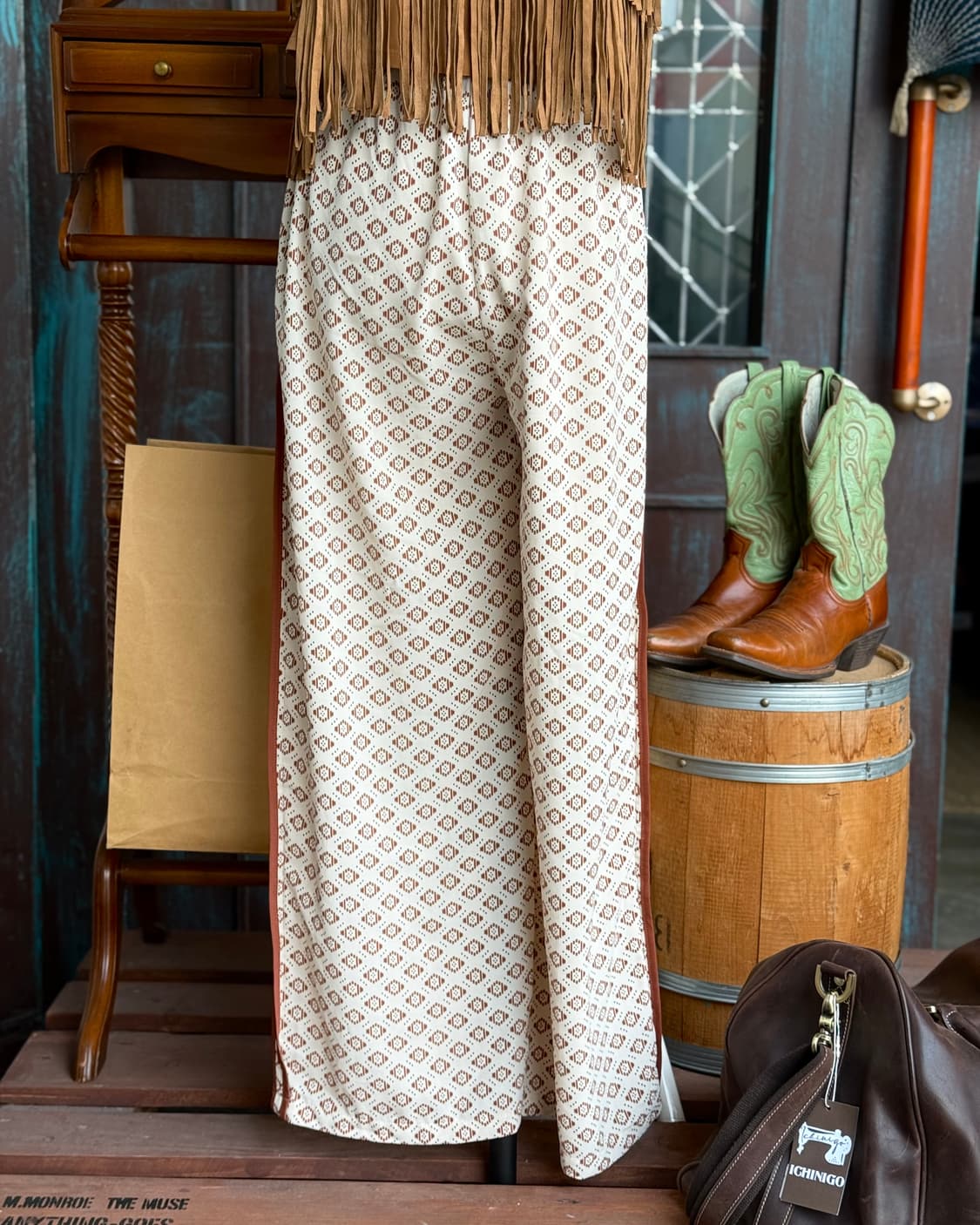 퍼블룩스 by 프릭스스토어 지오매트릭 패턴 이지 팬츠 F 상품이미지9