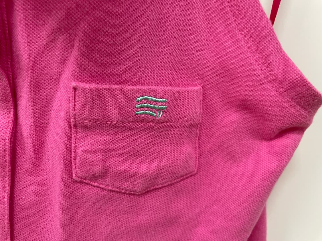 폴햄 핫핑크 홀터넥 백리스 폴로 원피스 상품이미지4