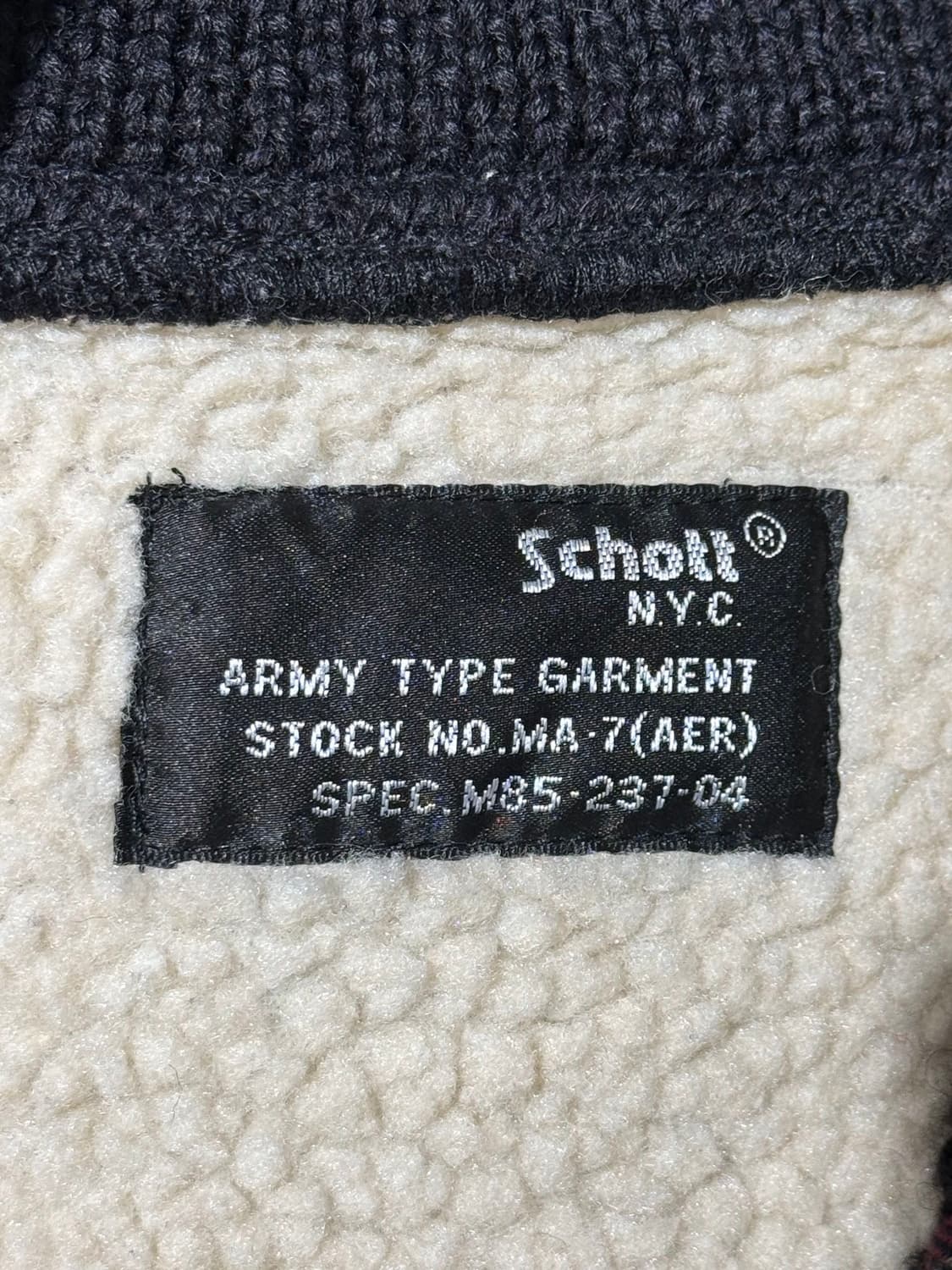 쇼트 타탄 체크 셰르파 봄버 자켓 상품이미지7