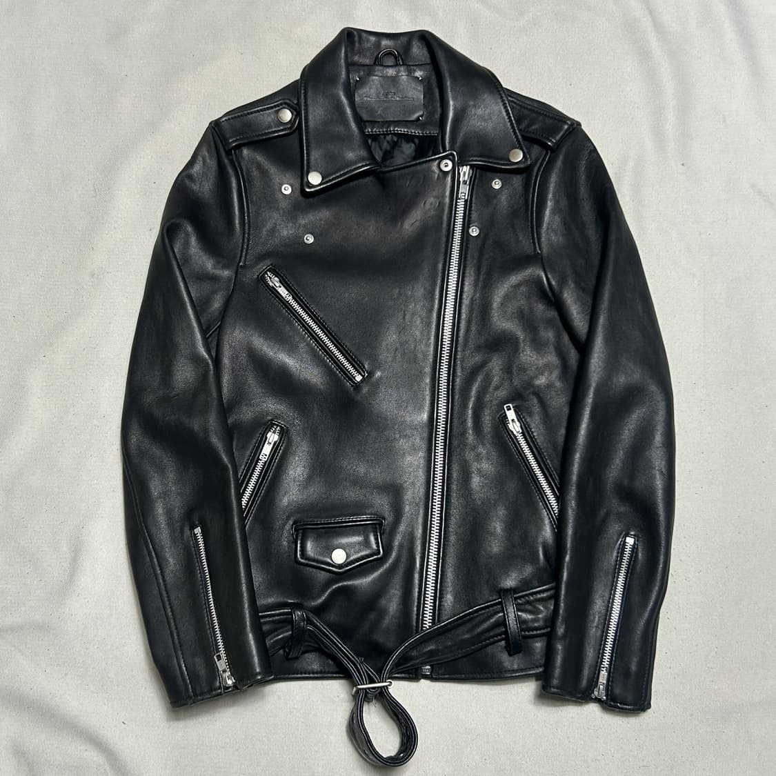 비바스튜디오 블랙 라이더 가죽 자켓 상품이미지2