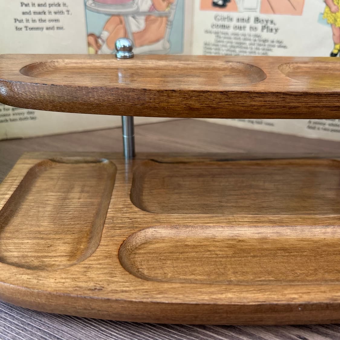 미국 빈티지 데스크 2단 오거나이저 상품이미지2