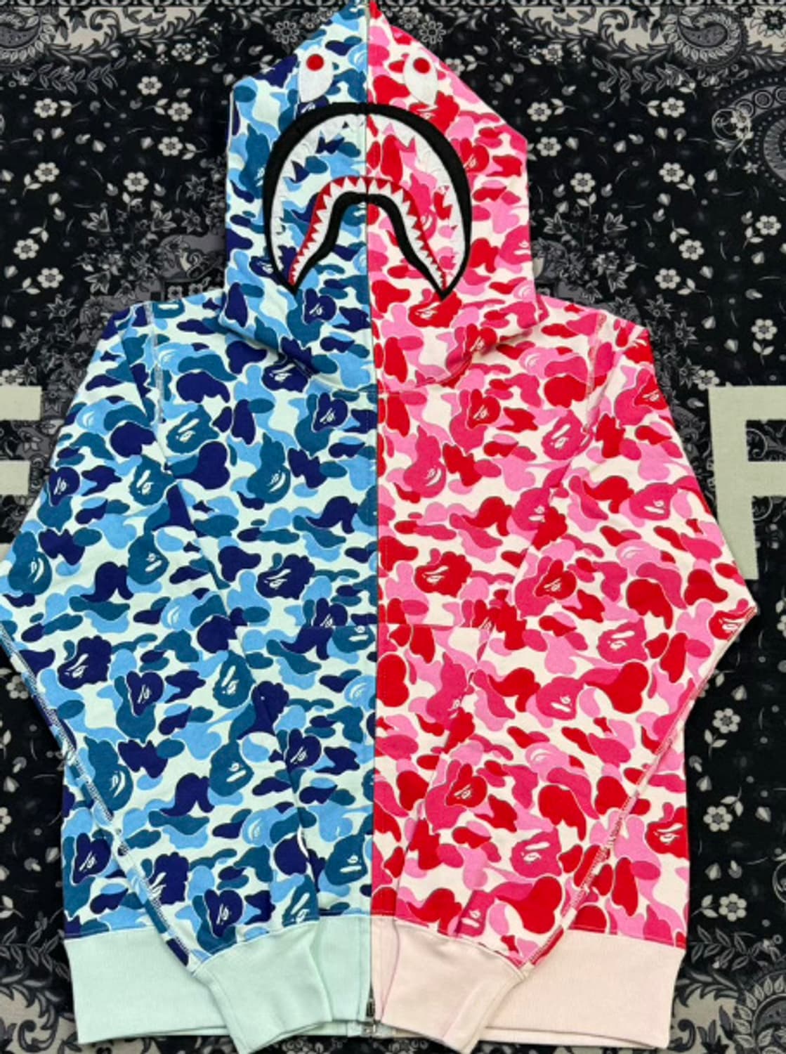 베이프 세퍼레이트 후드집업 / M 상품이미지1