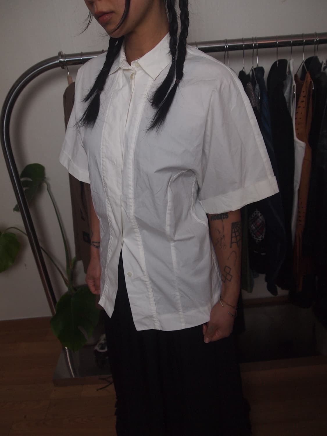 캘빈 클라인 하프 히든 셔츠 상품이미지5