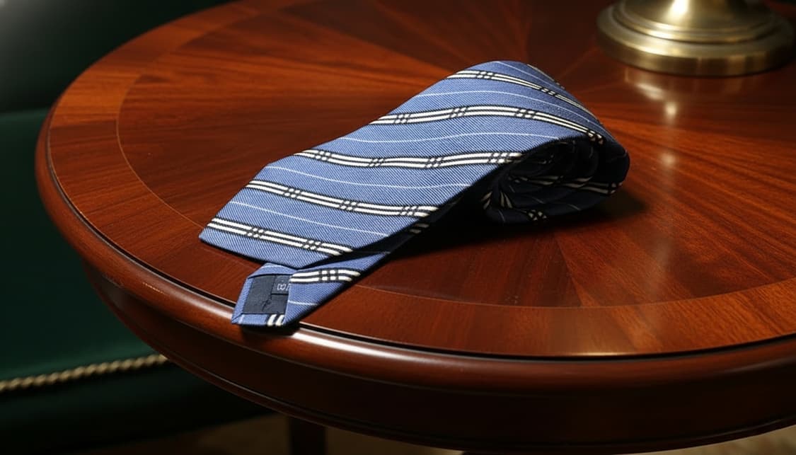 [정품] 버버리 런던 노바 체크 실크 타이 (블루/A급) 상품이미지1