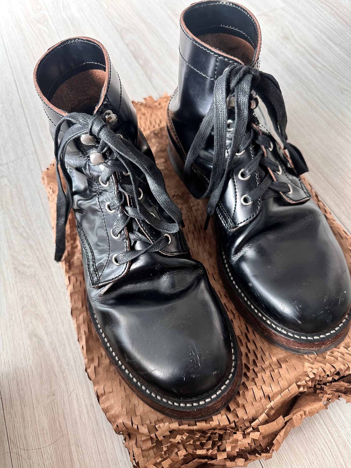 토이즈맥코이 워크 부츠 글라스 레더 소가죽 TMA2307 24SS 상품이미지1