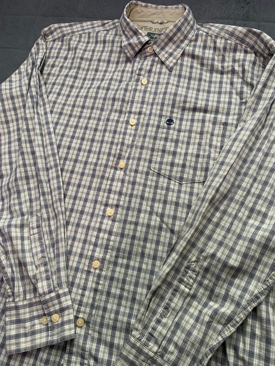 팀버랜드 Timberland 남성 체크 셔츠 L 상품이미지2