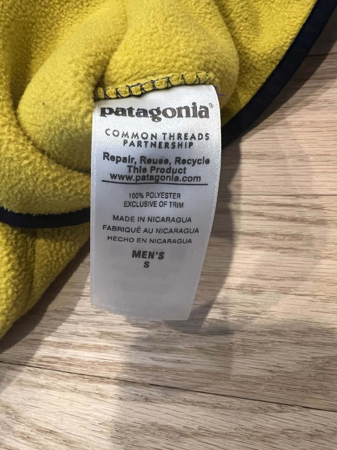 10s 파타고니아 신칠라 스냅-T 블루/옐로우 상품이미지6