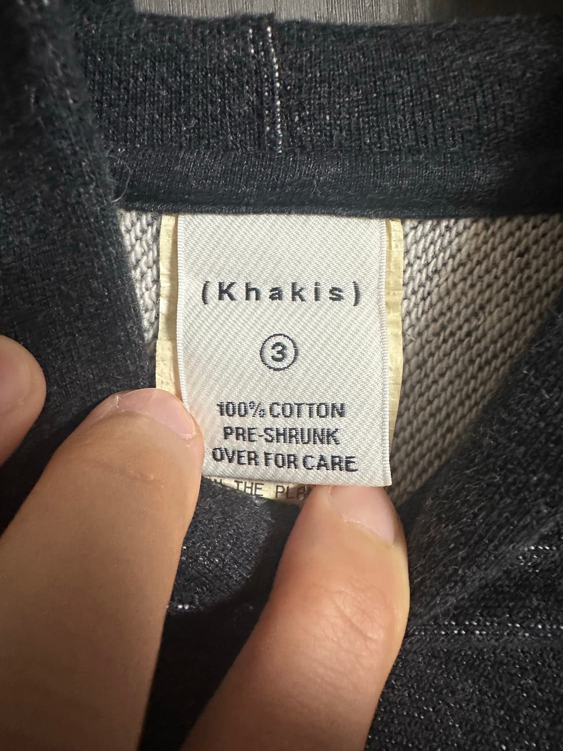 카키스 헤더 스탁 후디 L 상품이미지3