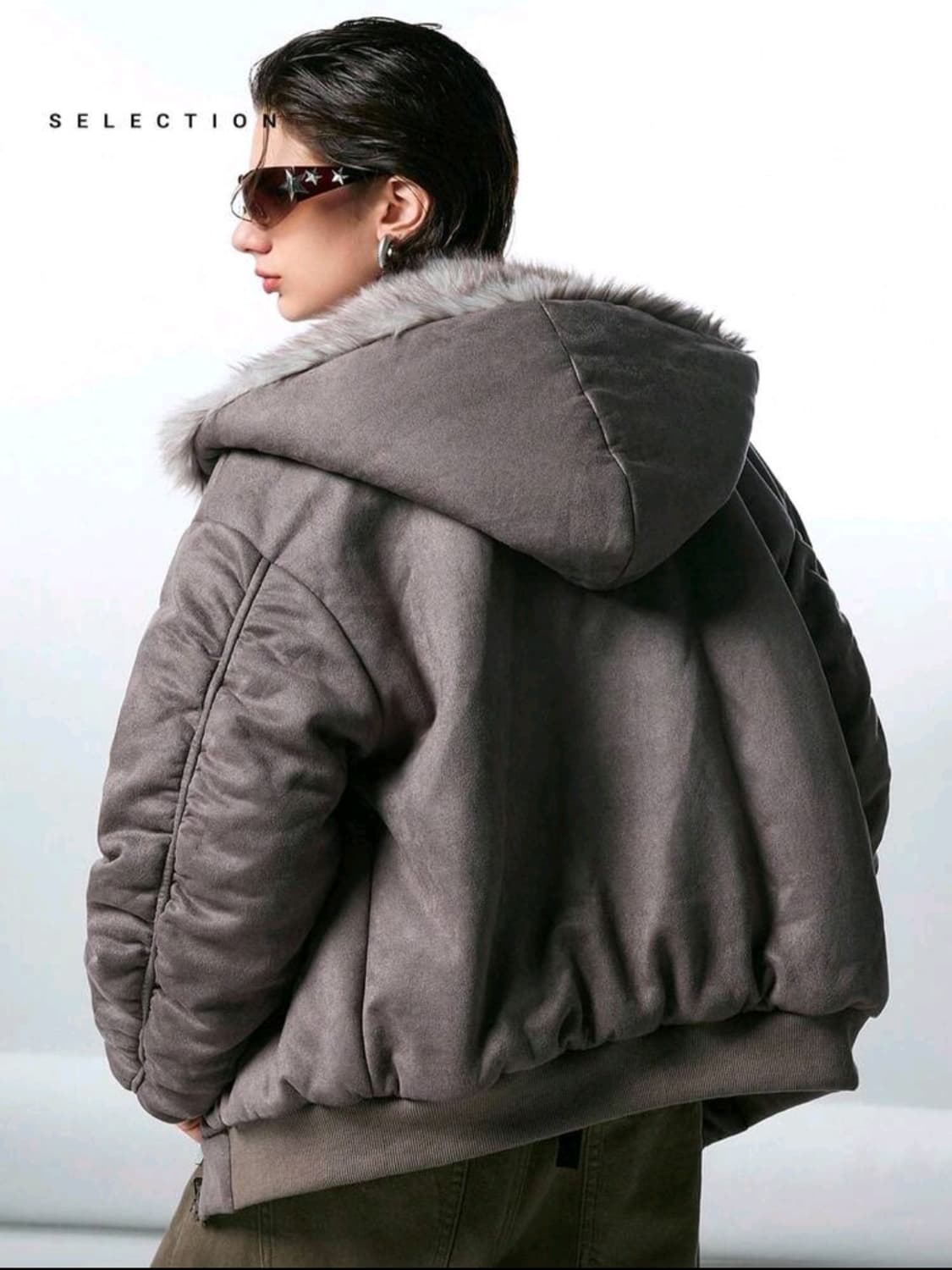 새상품 후드 퍼 자켓 상품이미지2