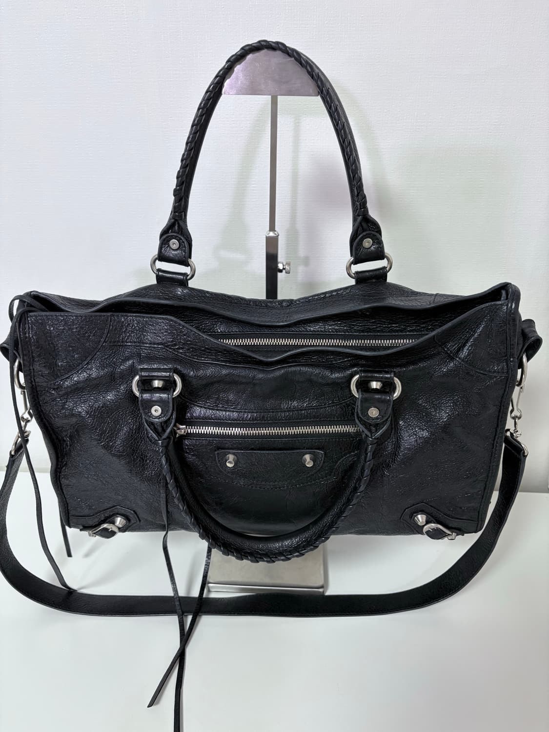 발렌시아가 르시티 미디엄 블랙 상품이미지4