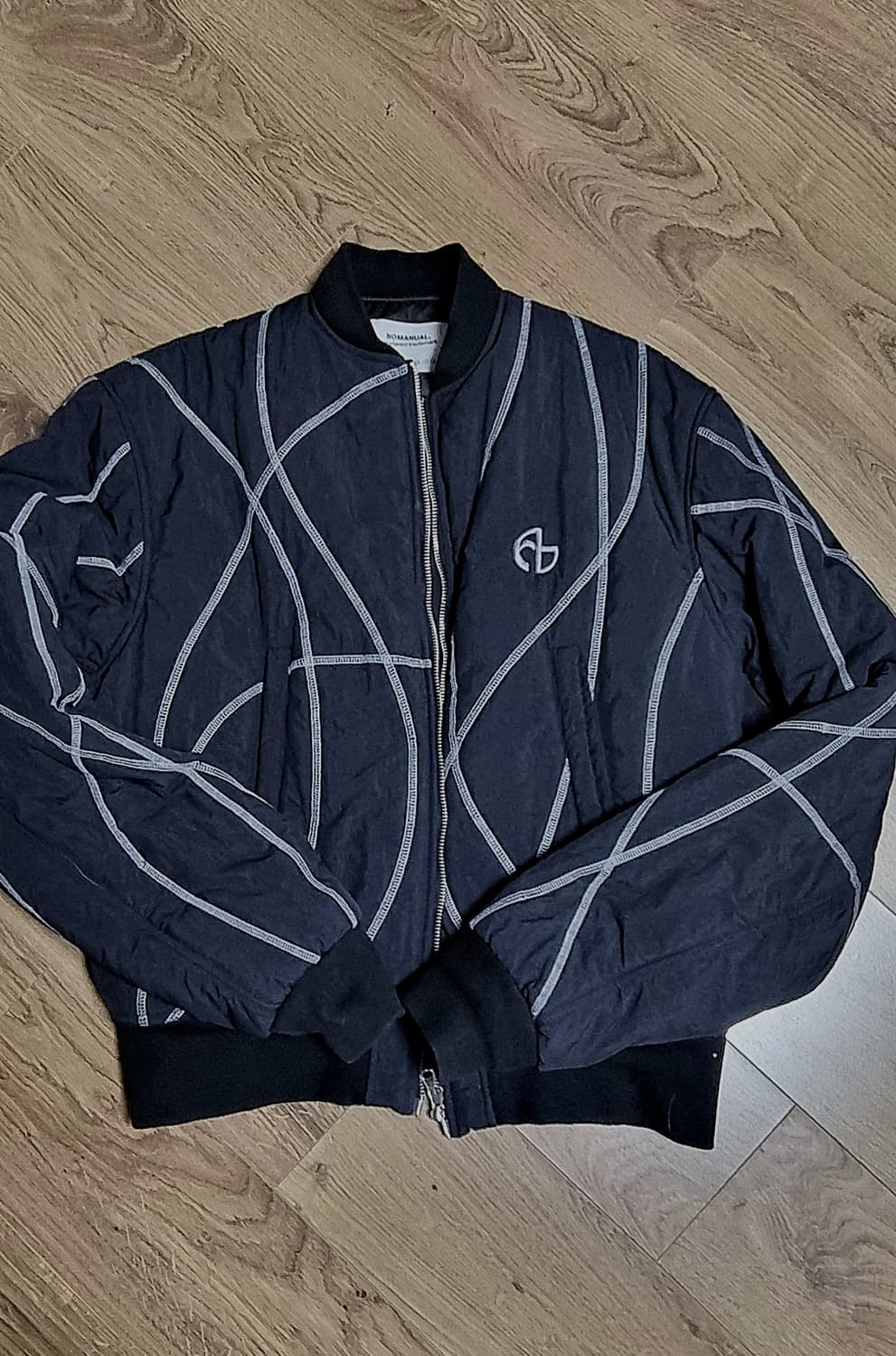 노매뉴얼 S.L MA-1 블랙 봄버 자켓 상품이미지2