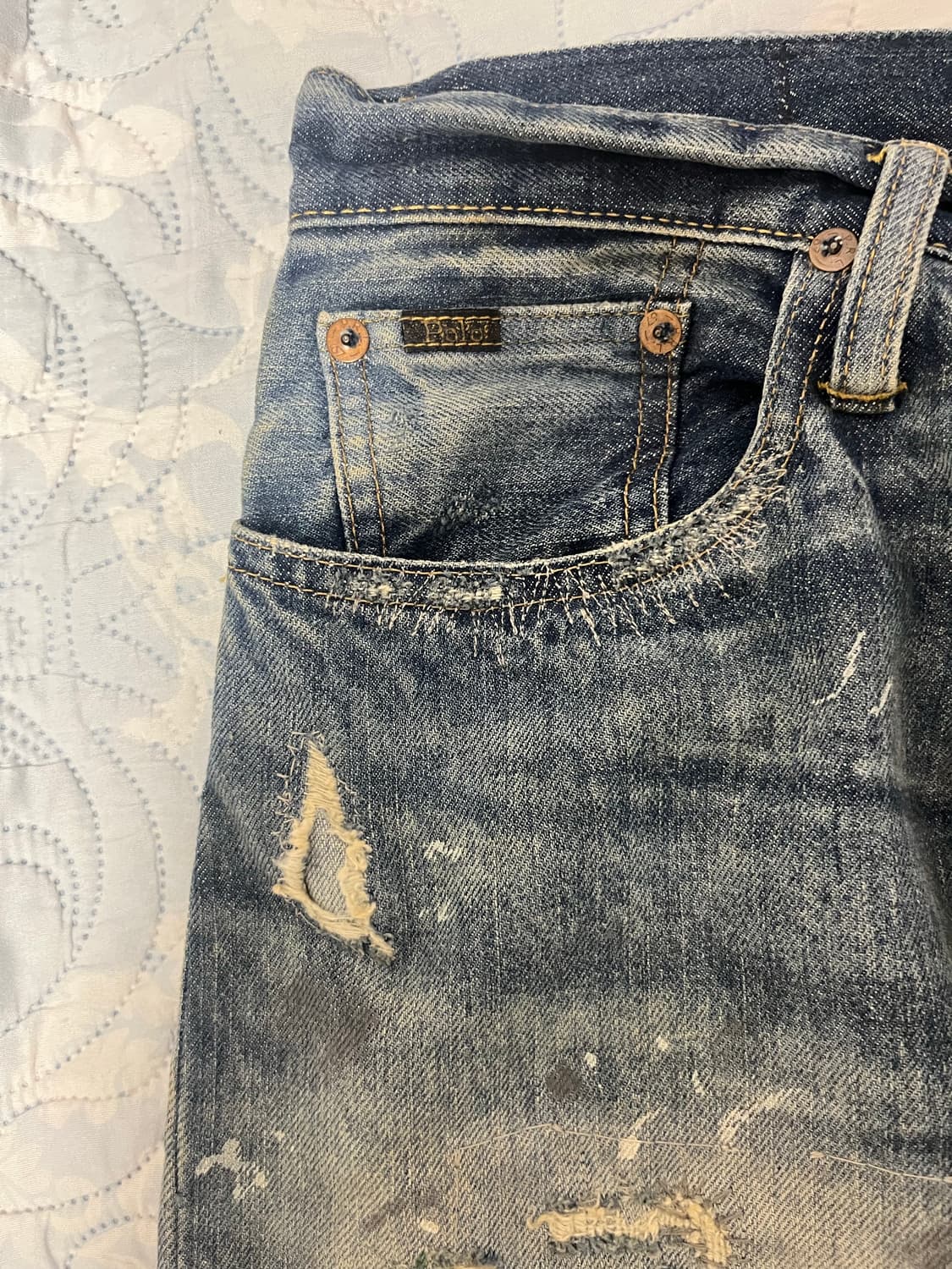 폴로 빈티지클래식 디스트레스트 데님 29/30 상품이미지7