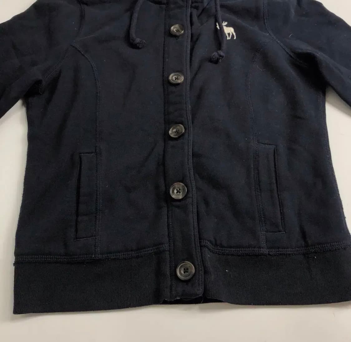 아베크롬비 네이비 후드 가디건 M 상품이미지2