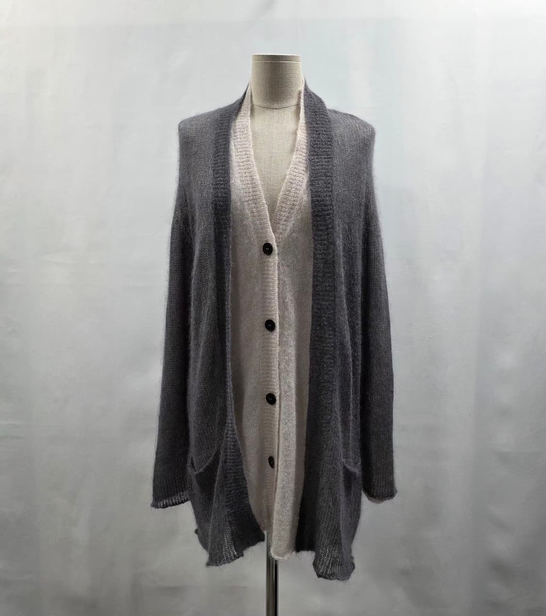 0780 로베르토콜리나 이태리 모헤어 알파카 니트 가디건 M 상품이미지1