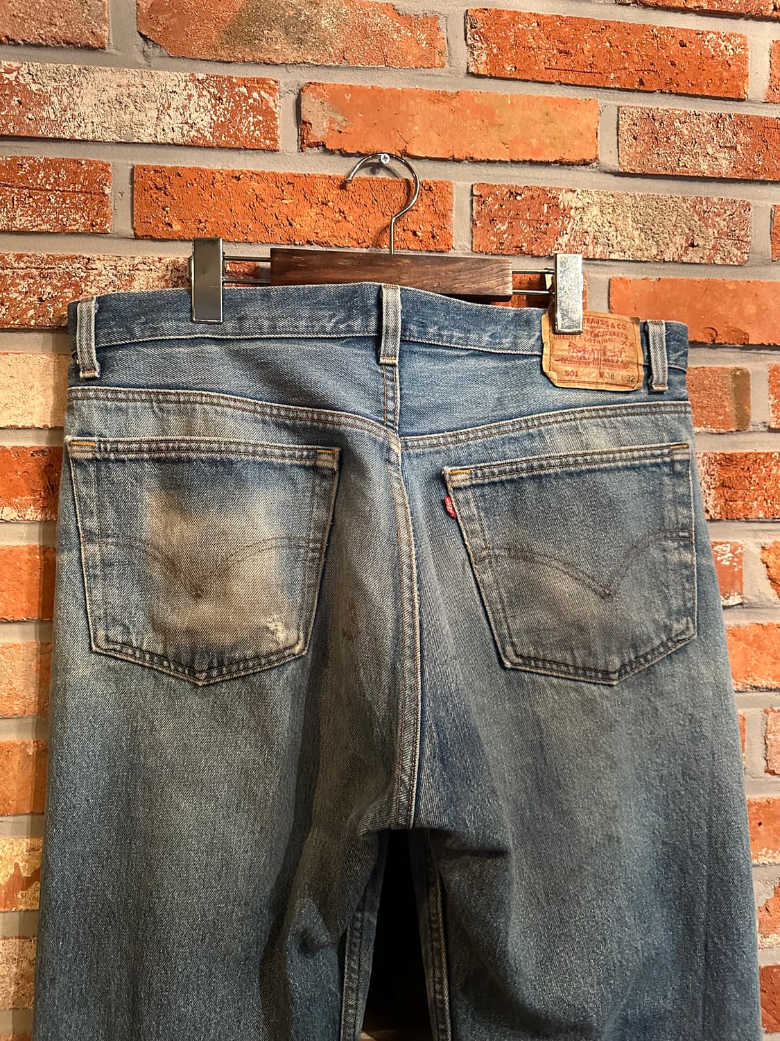 90s USA 빈티지 리바이스 501 0115 데님 팬츠 상품이미지7