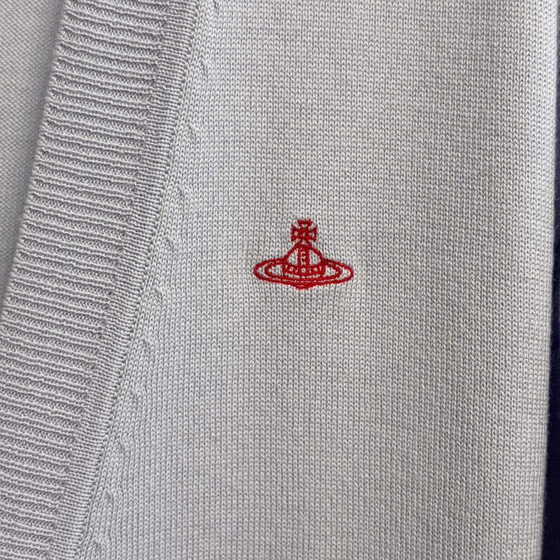 새상품 비비안웨스트우드 레드라벨 울 브이넥 가디건 상품이미지4