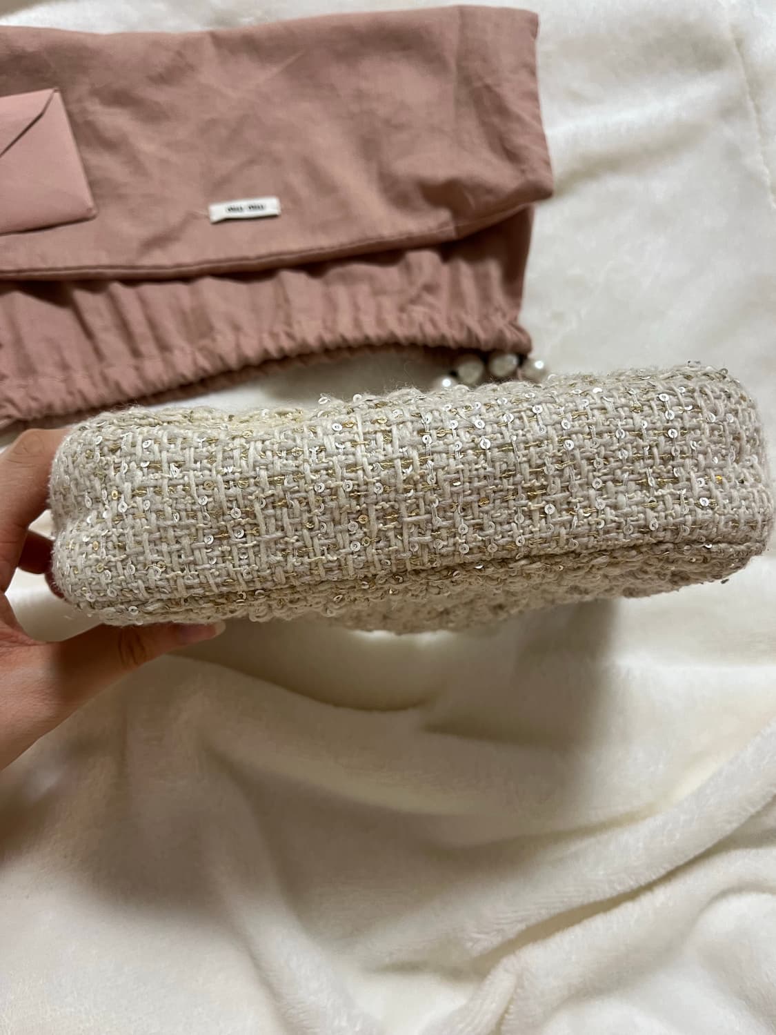 [정품] 미우미우 숄더백 크로스백 가방 백 트위드  상품이미지5