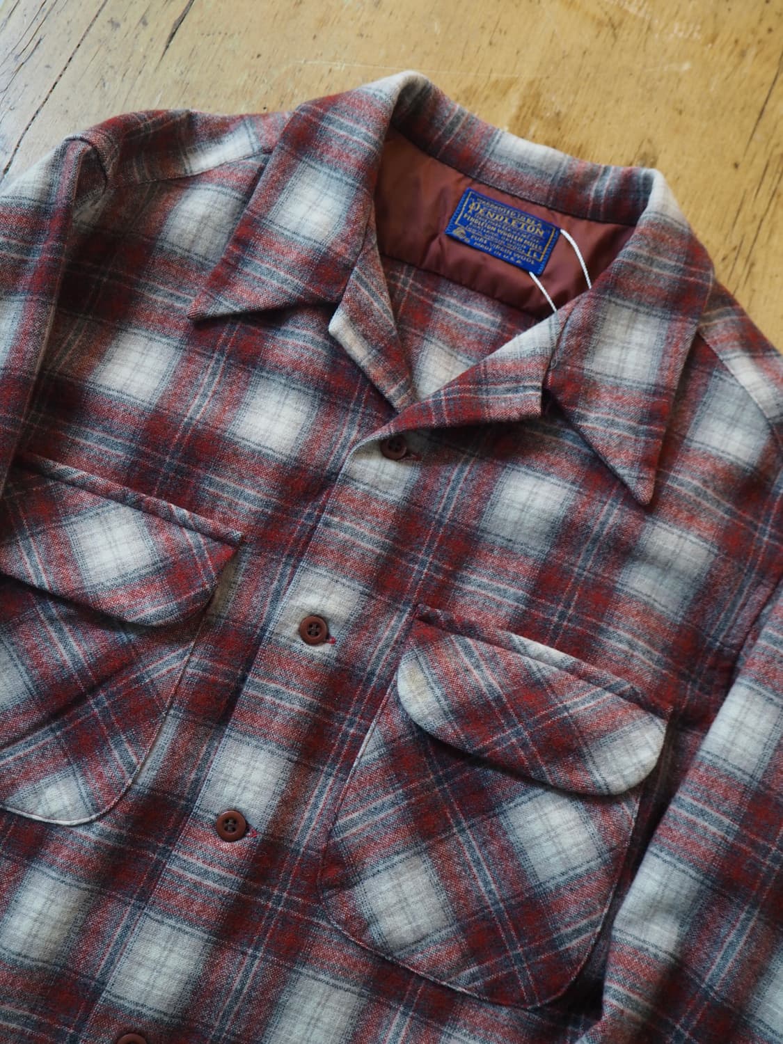 1970's PENDLETON pure virginwool shirt  상품이미지2