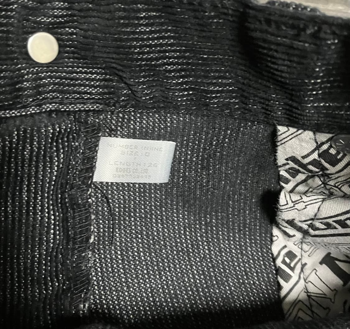 Straight fit corduroy black pants 상품이미지6