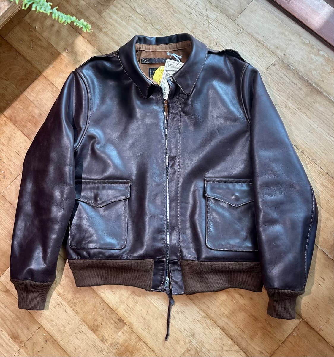 VELUOKLDLY A-2 자켓 (말가죽) m사이즈 상품이미지2
