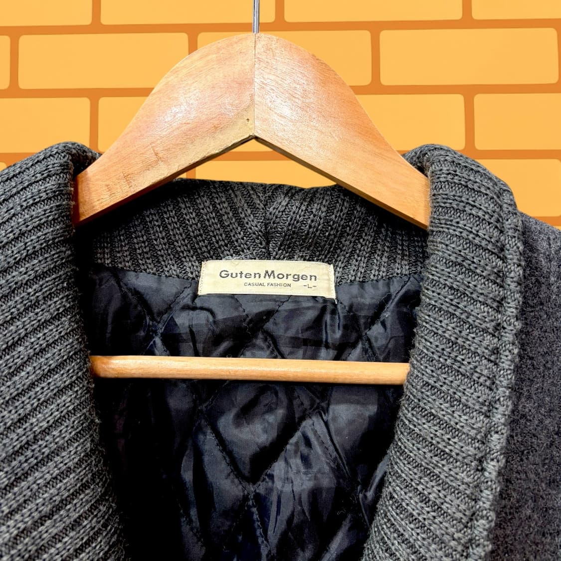 구텐 모르겐 숄카라 모헤어 가디건 (XL) 상품이미지2