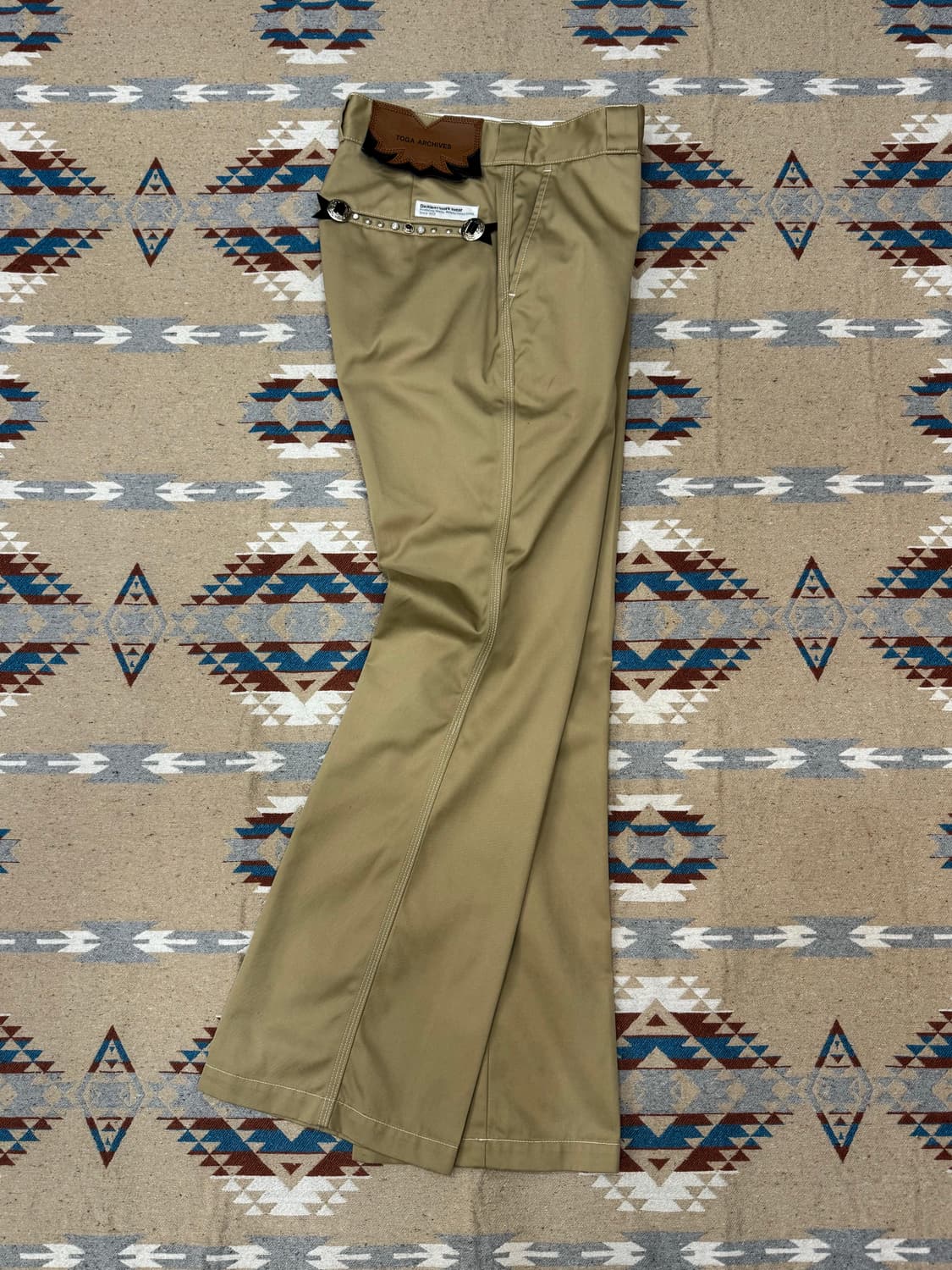 [46][M] 토가 아카이브 x 디키즈 플레어핏 팬츠 베이지 상품이미지5