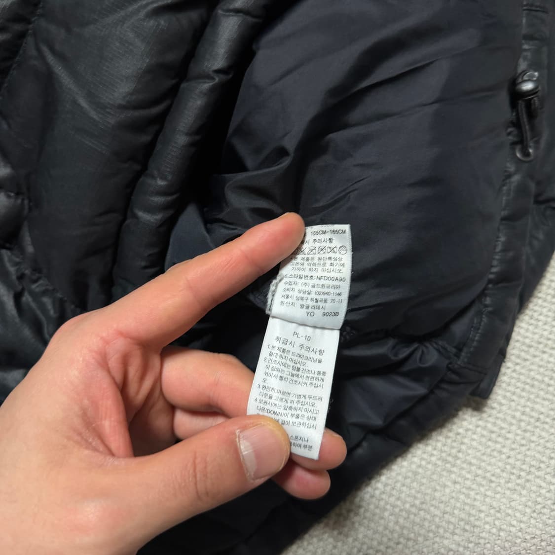 노스페이스 700 눕시 패딩 상품이미지5