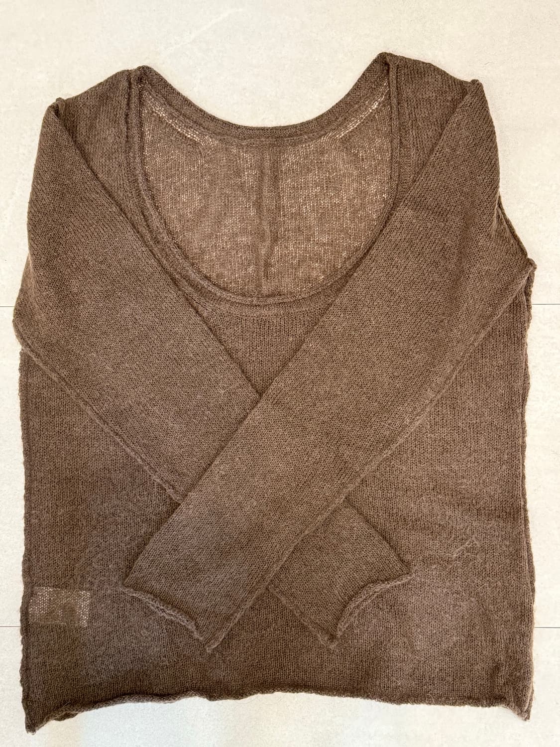 (상태좋음) 아수라 2-WAY ALPACA KNIT 상품이미지4