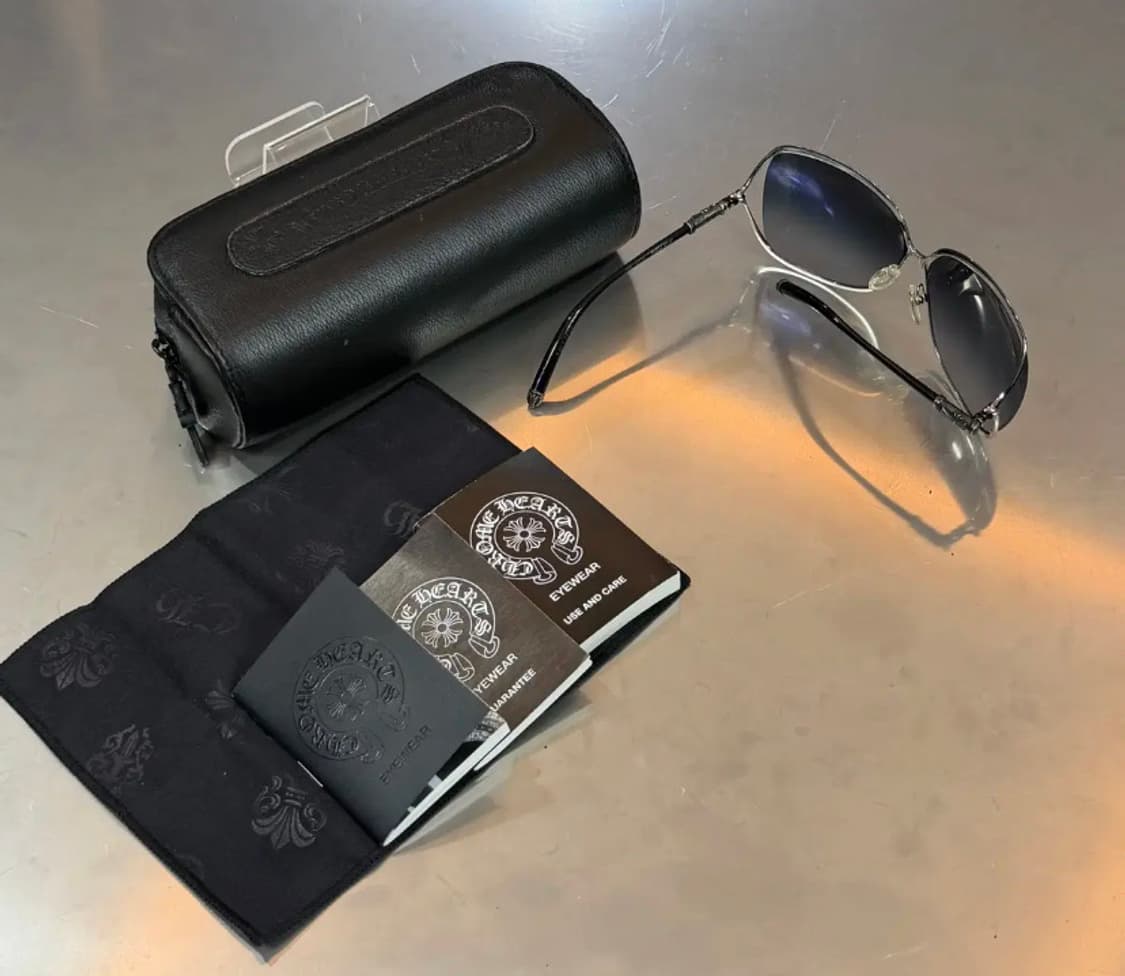 (초희귀/풀구성) 크롬하츠 빈티지 선글라스 칼자이즈 렌즈 - 민트급 상품이미지4