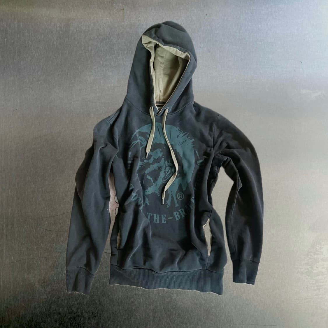 디젤 모호크 프린팅 후드티 상품이미지1