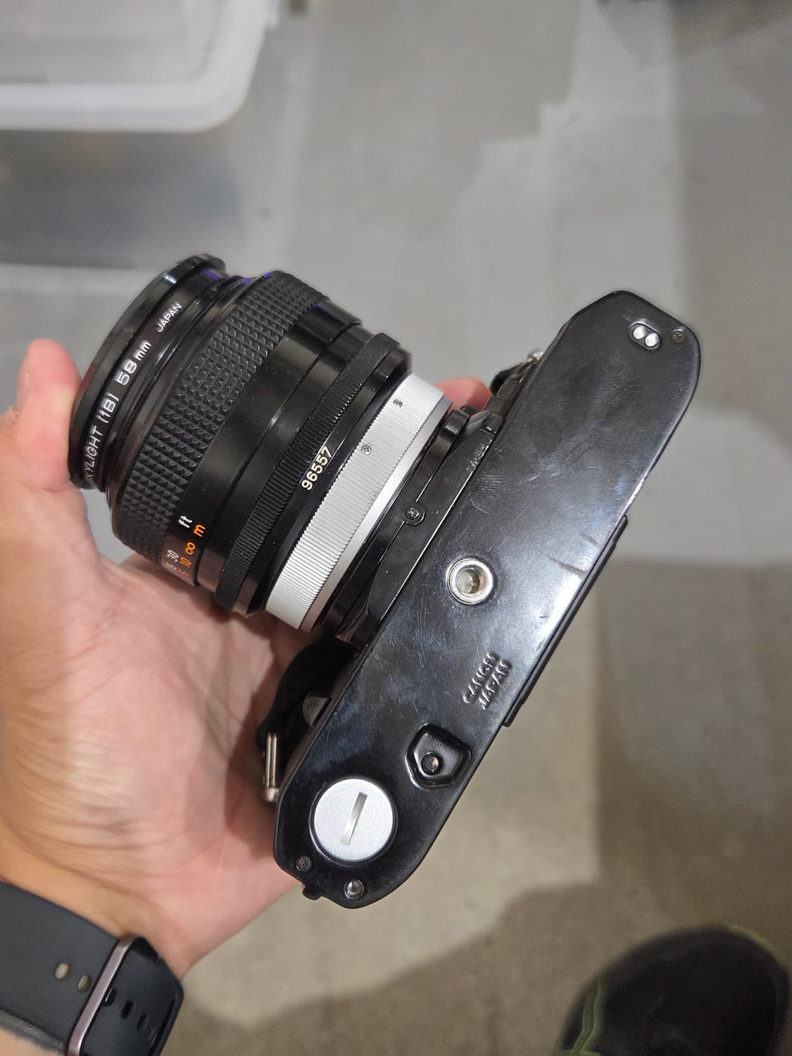 캐논 AE-1 블랙 + 캐논 55.2 FD 렌즈 상품이미지10